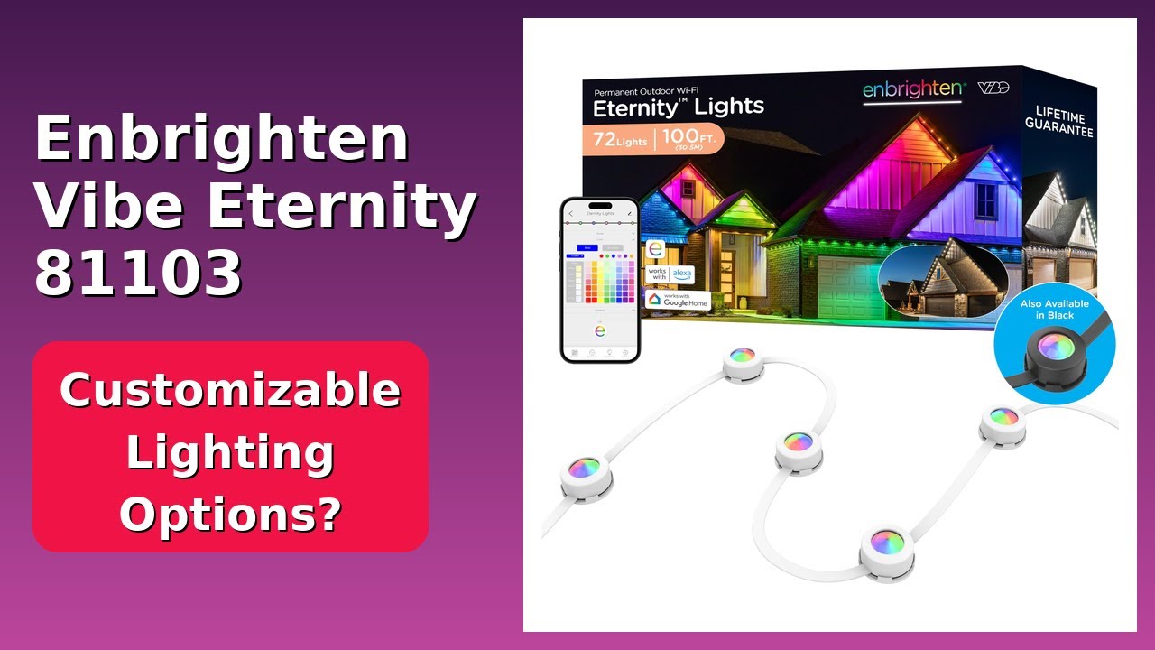 REVIEW (2026): Enbrighten Vibe Eternity 81103. ESSENTIAL details.
