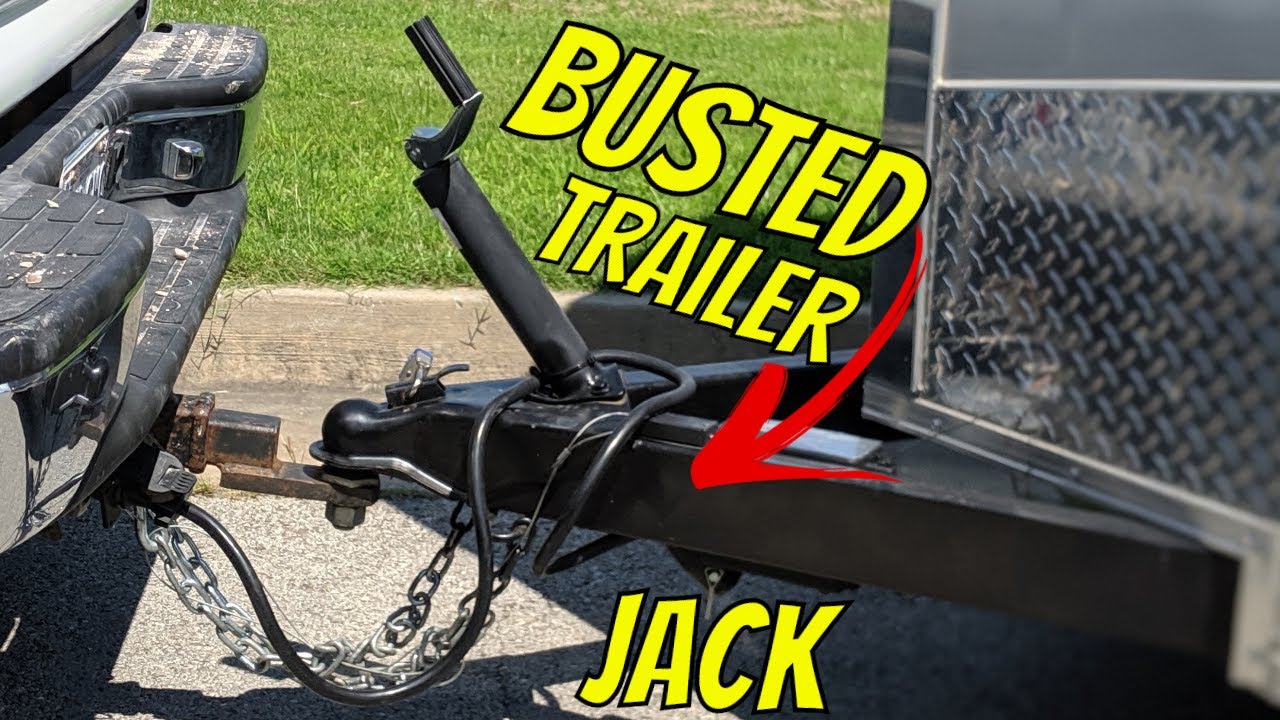 How to Replace a Bent Trailer Jack