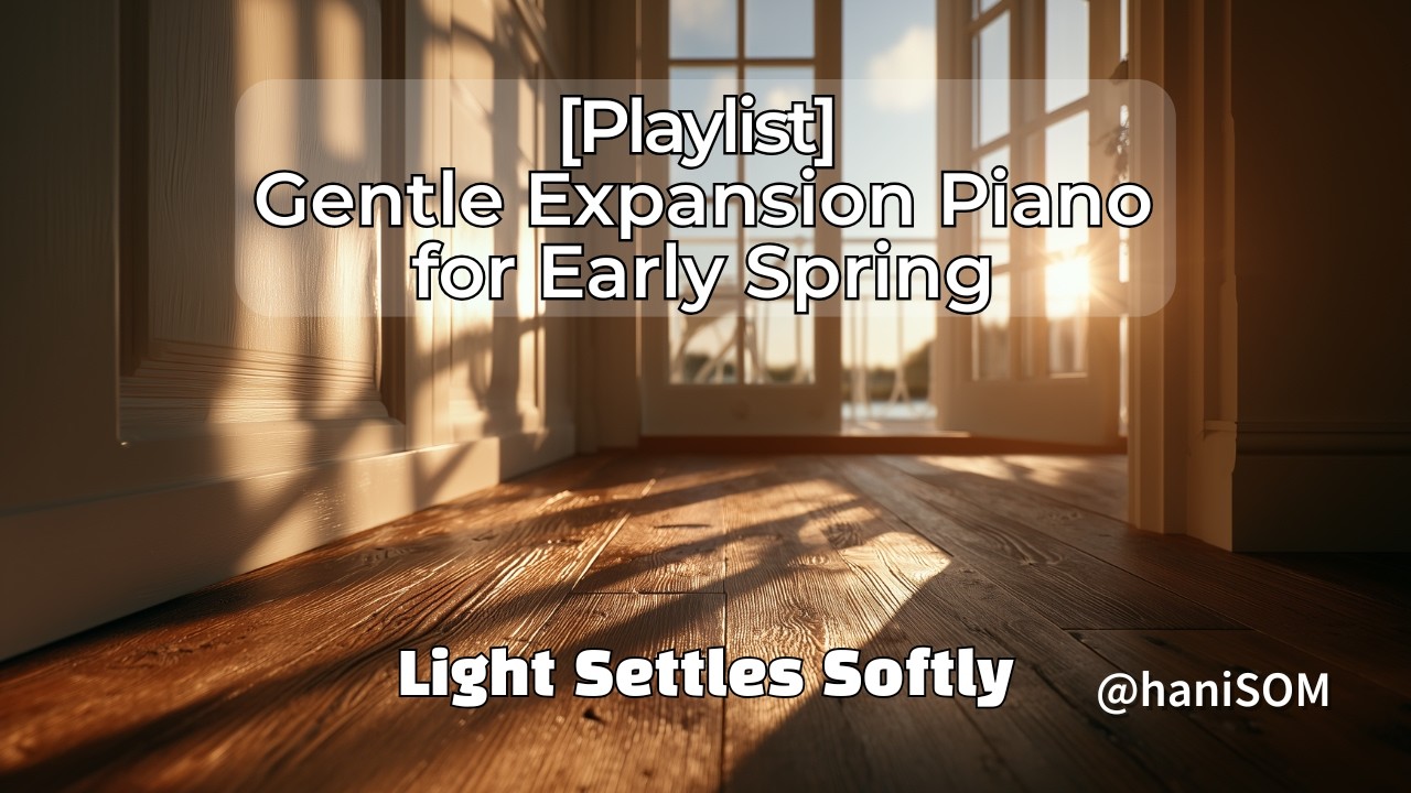 봄 햇살 힐링 피아노 연주곡 1시간 | 스며드는빛 (Light Settles Softly)
