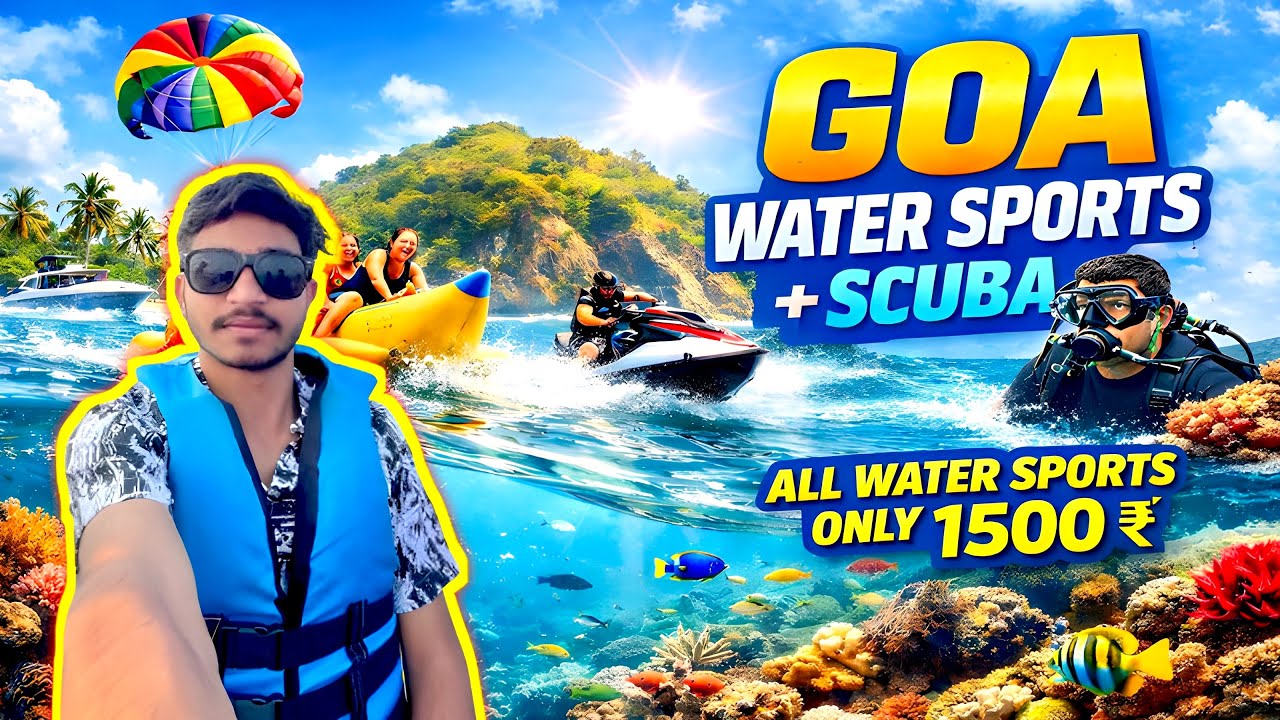 Scuba 🤿 Diving | All water sports activity in Goa only - 1500₹ | Goa water sports only - 1500₹ | 