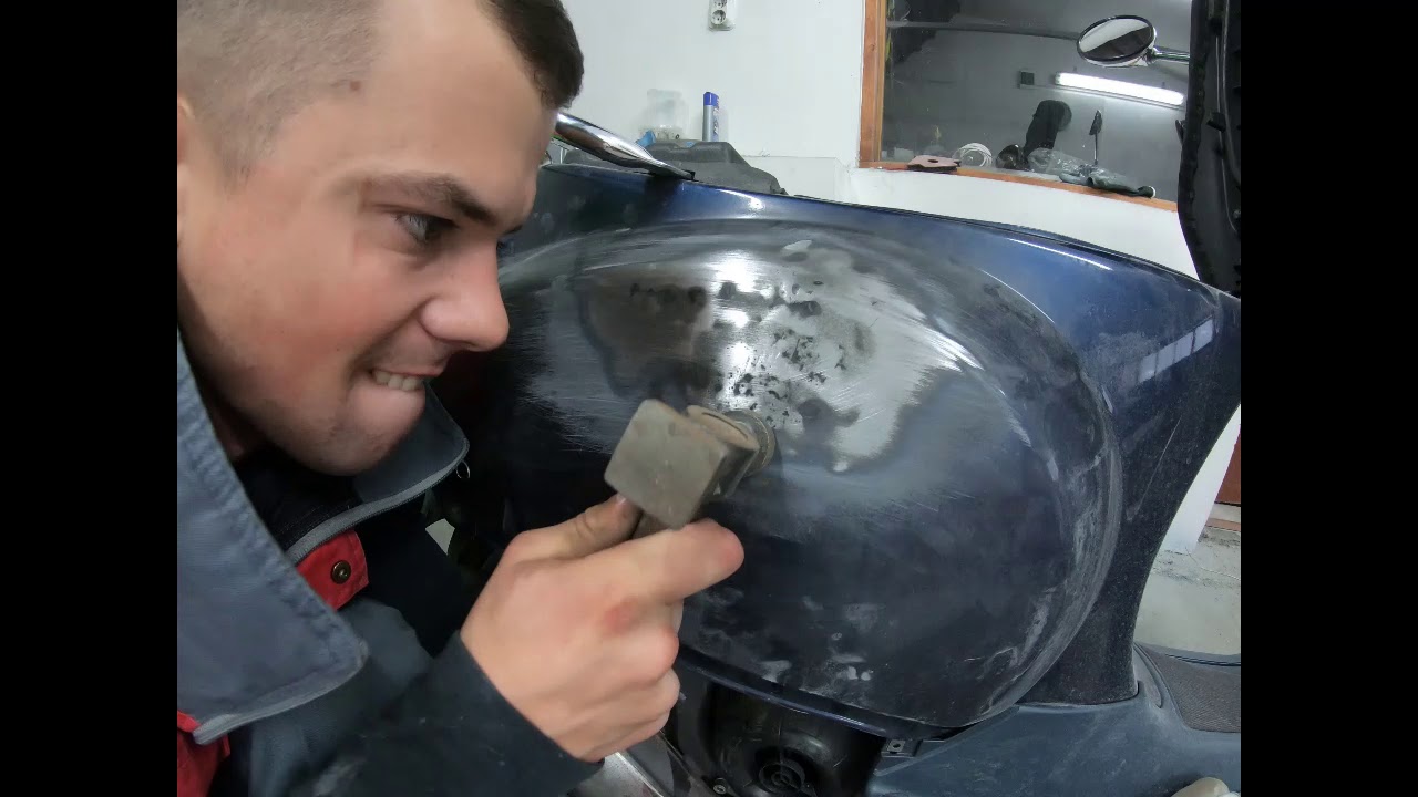 Piaggio Vespa dent repairing
