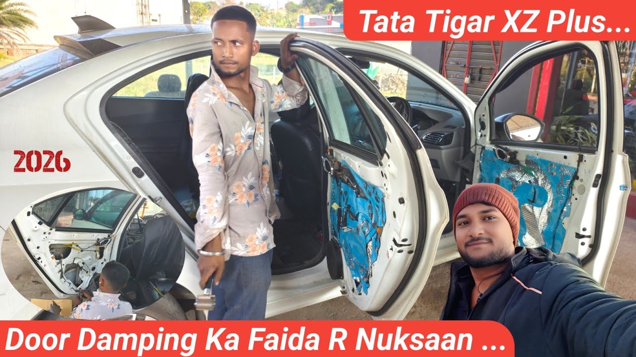Door Damping Ka Faida R Nuksaan Kya Hai Tata Tigar XZ Plus #automobile #travel #vlog#doordamping 