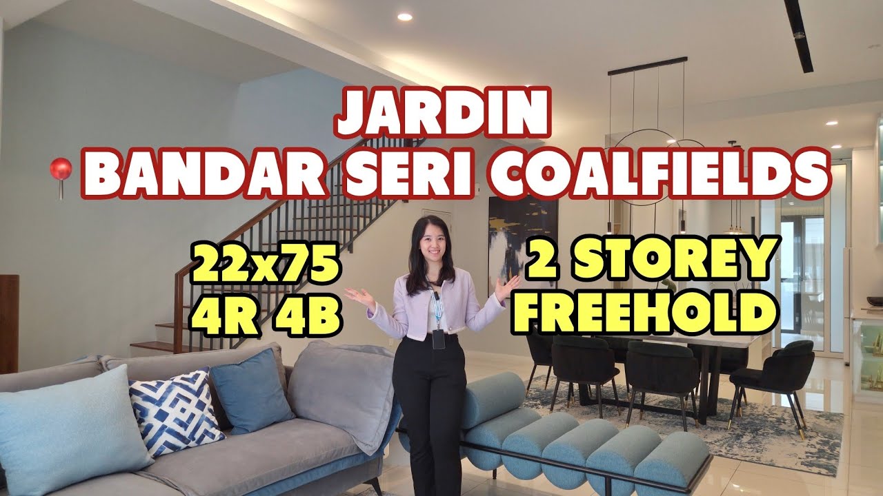 【LANDED TOUR WITH ME】JARDIN BANDAR SERI COALFIELDS 22x75 4R4B 2 STOREY