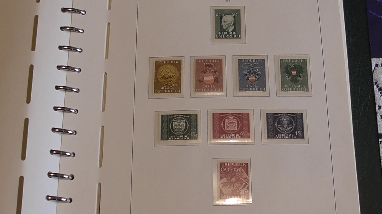 Briefmarken Briefmarkensammlung Österreich