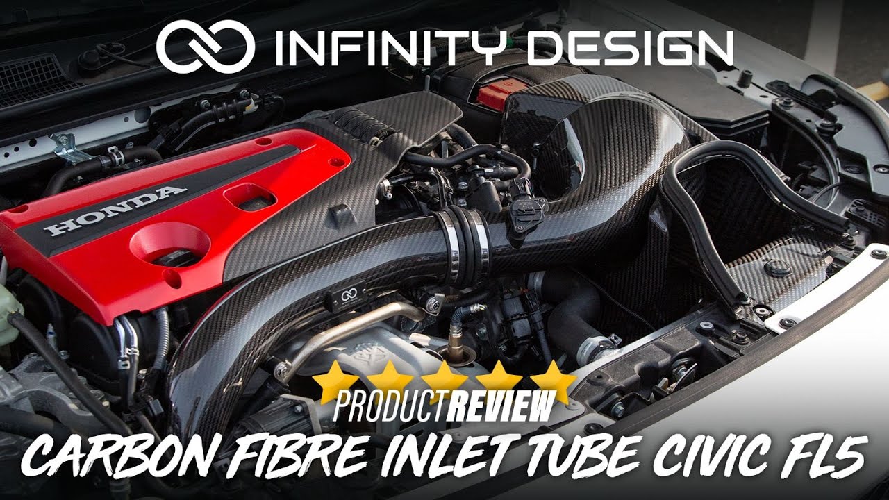 Installing an Infinity Design Carbon Turbo Inlet Tube on our Civic Type R FL5!