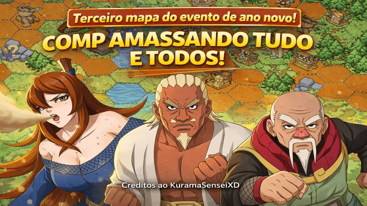 A ROTA COMPLETA do TERCEIRO MAPA do EVENTO DE ANO NOVO CHINES - NARUTO ONLINE MOBILE