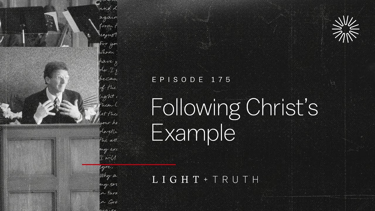 Following Christ’s Example