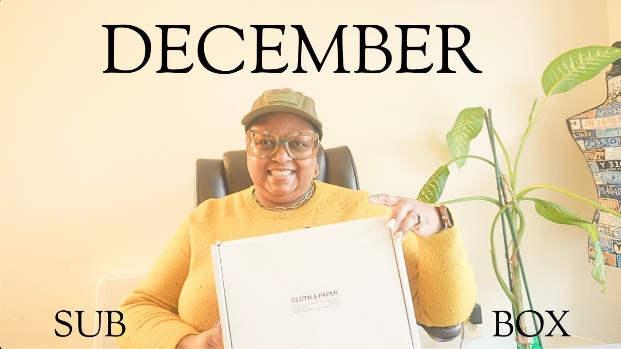 December Notes | Cloth and Paper December Sub Box Unboxing
