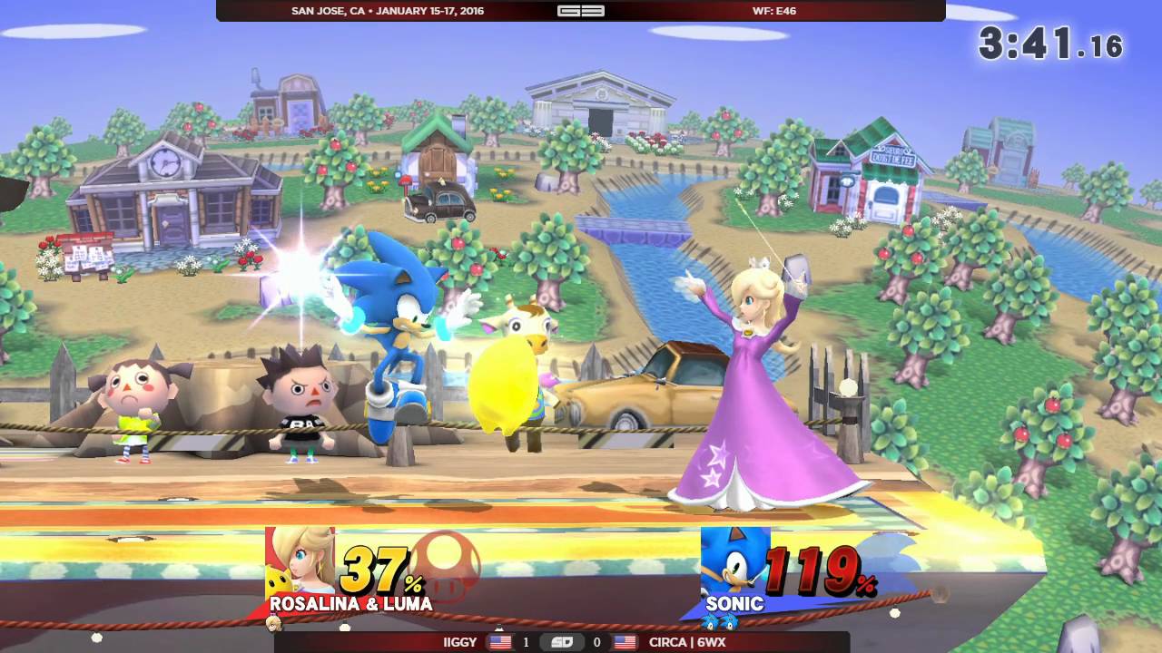 GENESIS 3 - iiGGY (Rosalina & Luma) vs Circa|6WX (Sonic) - Wii U Singles WF: E46