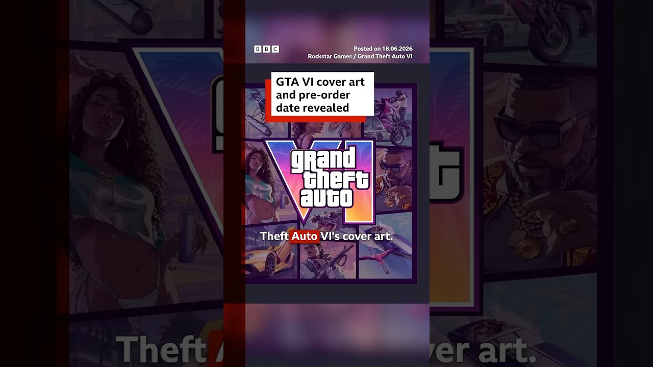 Grand Theft Auto VI cover art and pre-order dates revealed. #GTAVI #GrandTheftAuto #Gaming #BBCNews