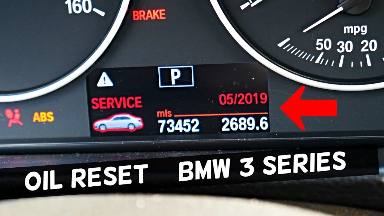BMW F30 F31 OIL LIGHT RESET, OIL SERVICE RESET BMW 320i 328i 330i 335i 328d 335d 316i 318i 340i 316d