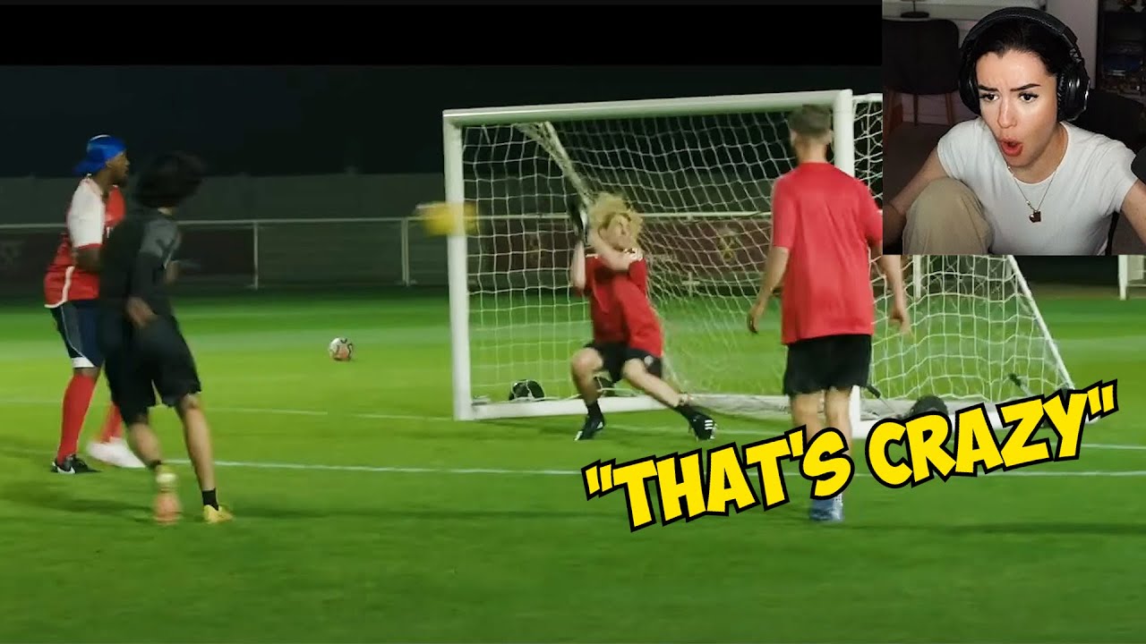 Nora Reacts To Speed, XQC, JiDion & Filly's Football Skills | Sidemen Charity Match
