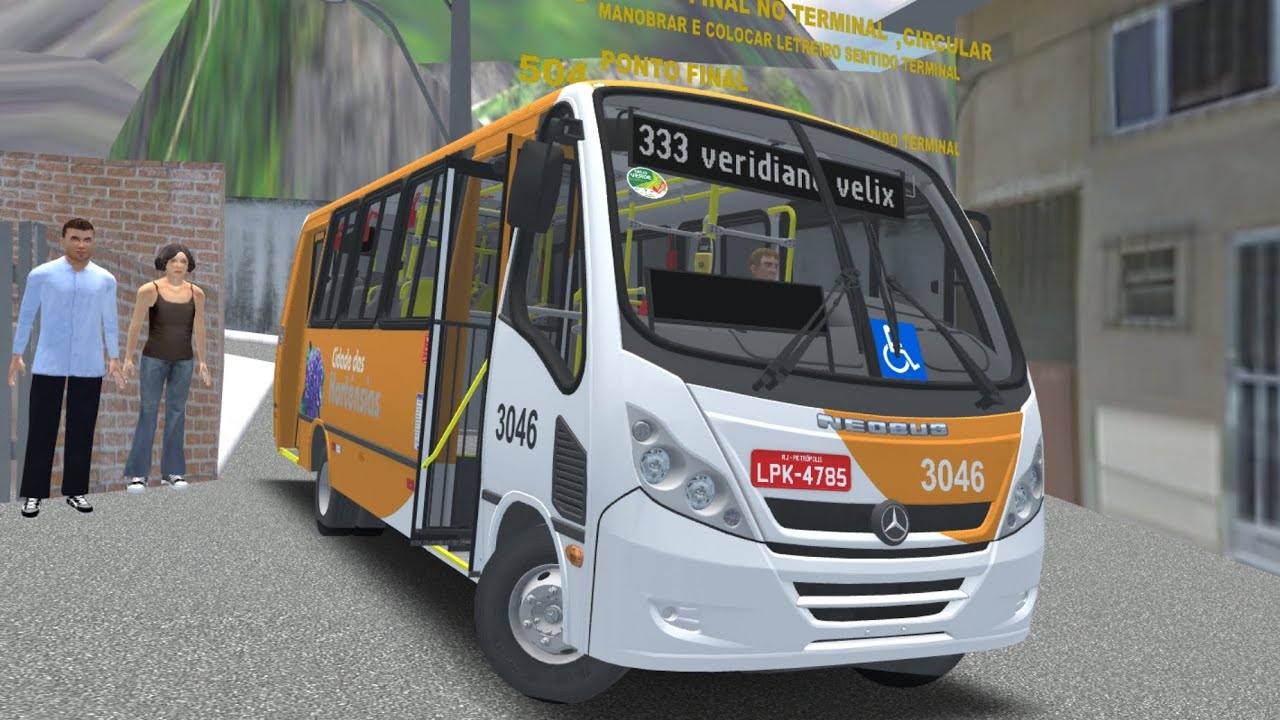 Subindo o morro com o 3046, na linha 327 ventura/333 veridiano Felix.