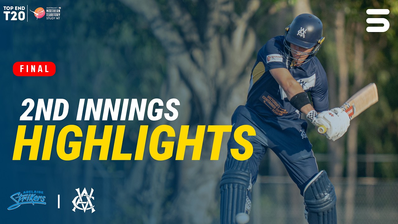 2nd Innings Highlights | Victoria Academy vs Adelaide Strikers Academy | Final | Top End T20 | ZP1U