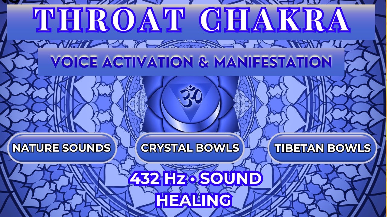Release Blocked Expression & Speak Freely | Throat Chakra Healing Sounds | 432hz