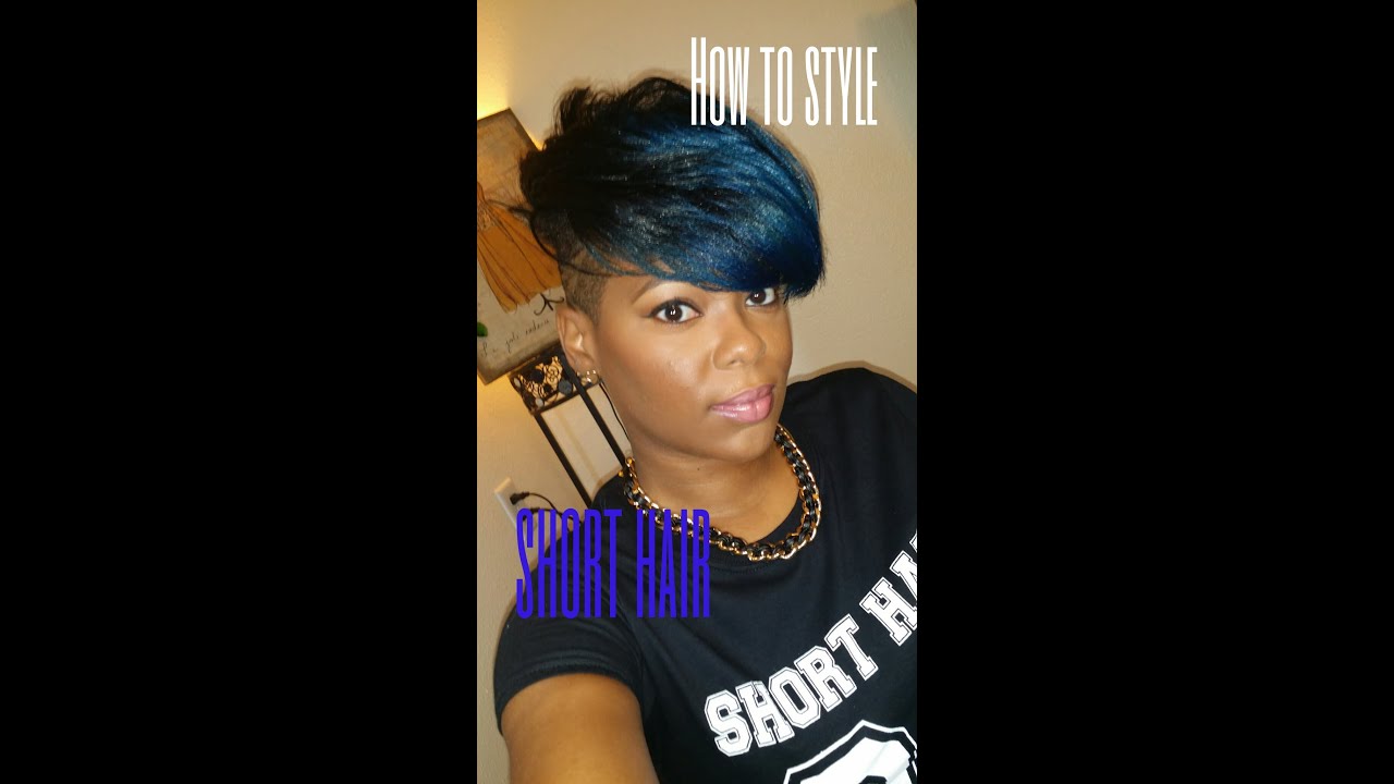 How to: Style Short Hair with Shaved Sides