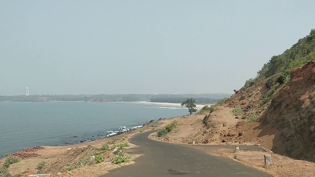 Awesome drive along Kunkeshwar beach, Maharashtra, India