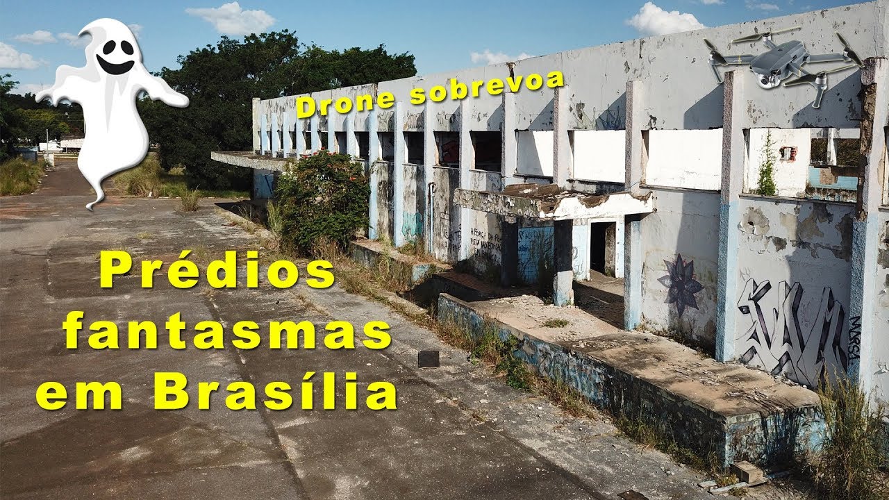 Prédios fantasmas em Brasília vistos do céu. 👻