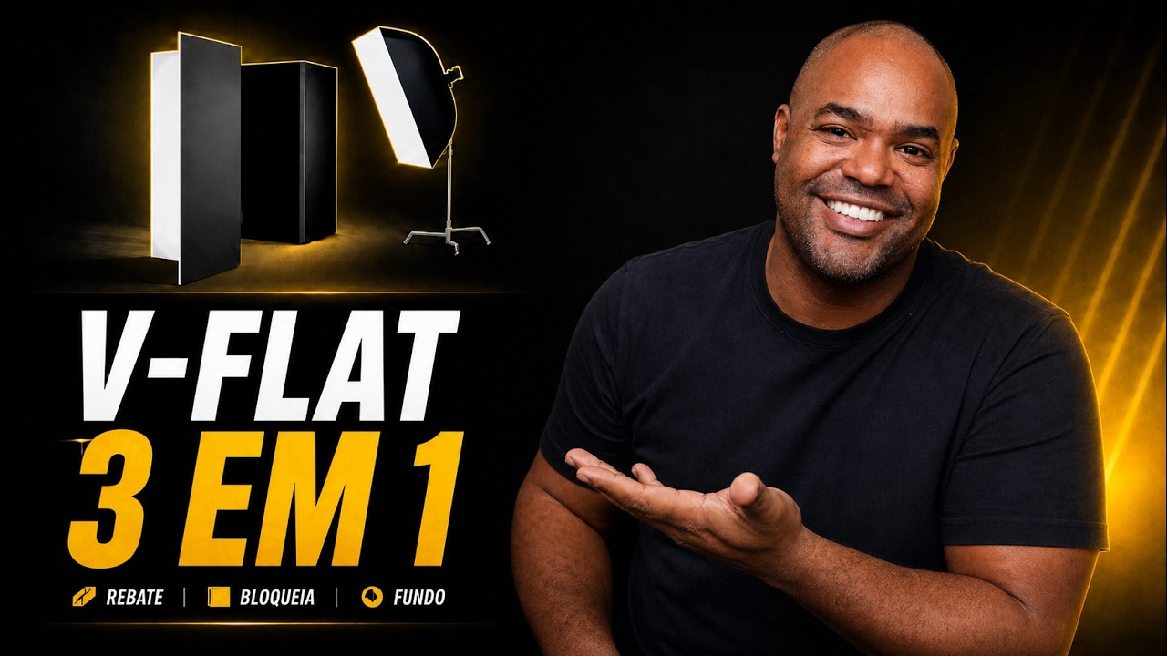 Como fazer um V-flat: rebatedor, bloqueador de luz e fundo fotogr&aacute;fico
