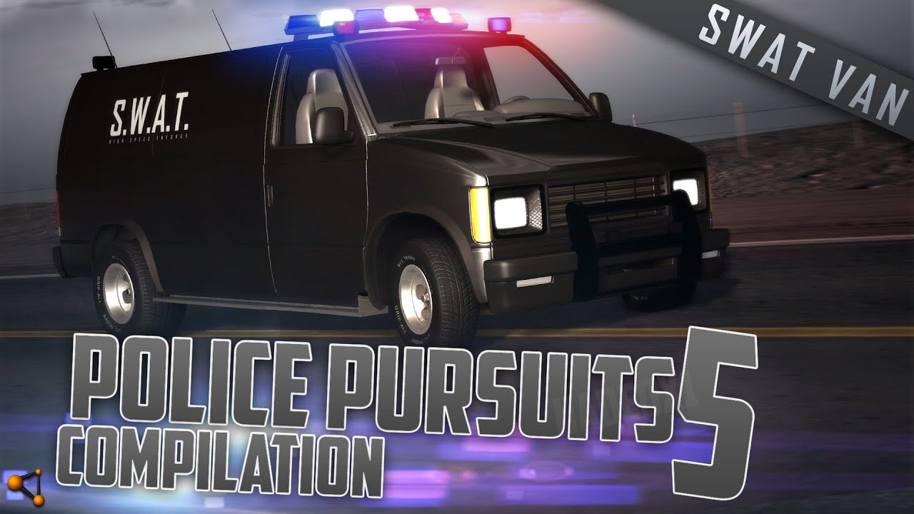 BeamNG.Drive Police Pursuits Compilation #5 - SWAT Enforcer - [HighSpeed Crashes and Rollovers - HD]