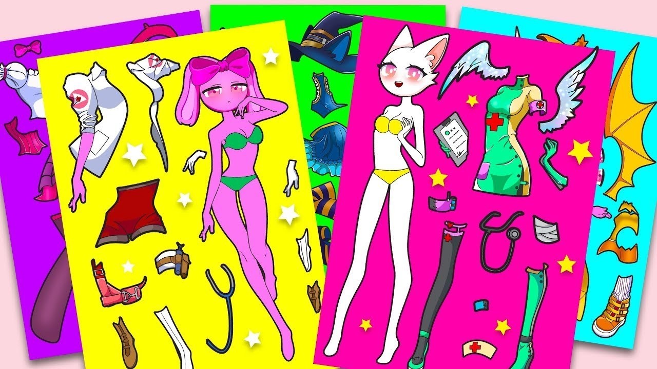 💖 Paper DIY 💖 PINKI x WENDA - Who Slays the Sassy Surgeon DIY ✨ Mix & Match | Sprunki Incredibox