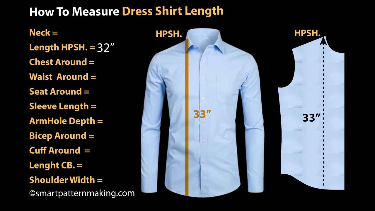 HOW TO TAKE AN ACCURATE MEASUREMENTS FOR A MALE SHIRT | Step-by-Step Tutorial