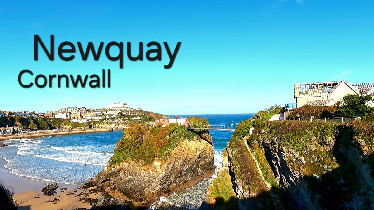 Newquay Cornwall Beautiful City in UK Walking Tour 🇬🇧
