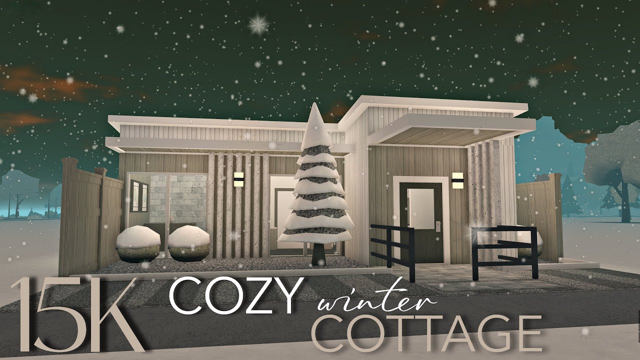 BLOXBURG: 15K COZY WINTER COTTAGE | NO-GAMEPASS