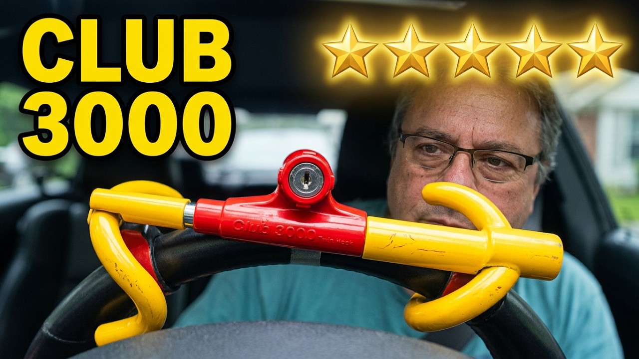 Protecting Your Ride: The Good Ole Club Steering Wheel Lock Is Back!