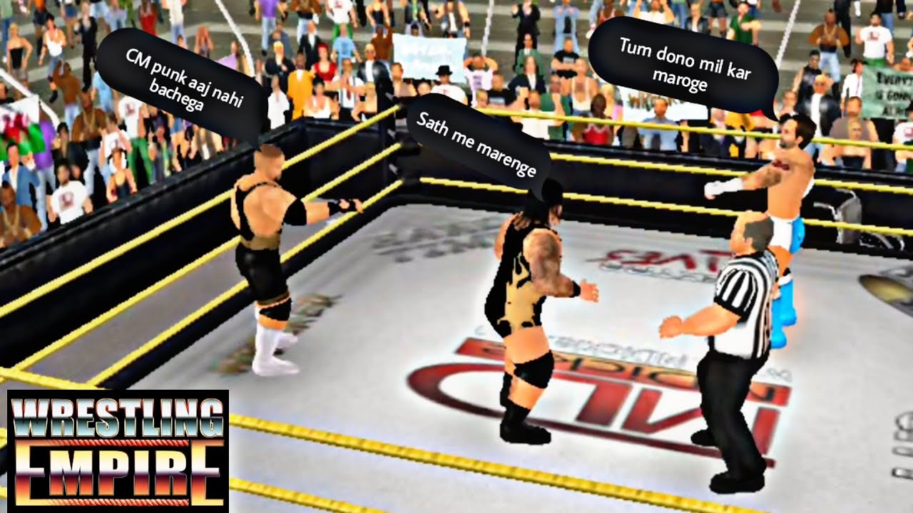 A Handicap Match took place with CM Punk vs Vision and they won | Wrestling Empire 