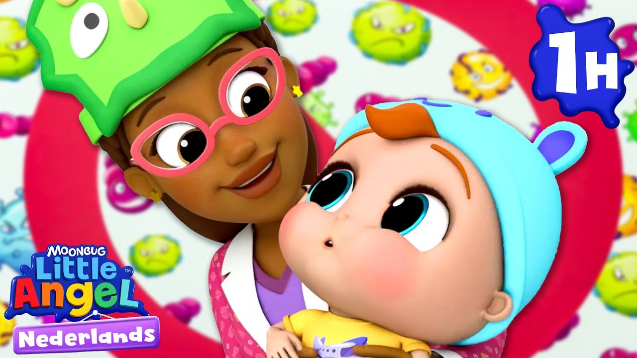 De dokter weet wat goed voor je is | Little Angel | Moonbug Kids Nederlands - Kindertekenfilms