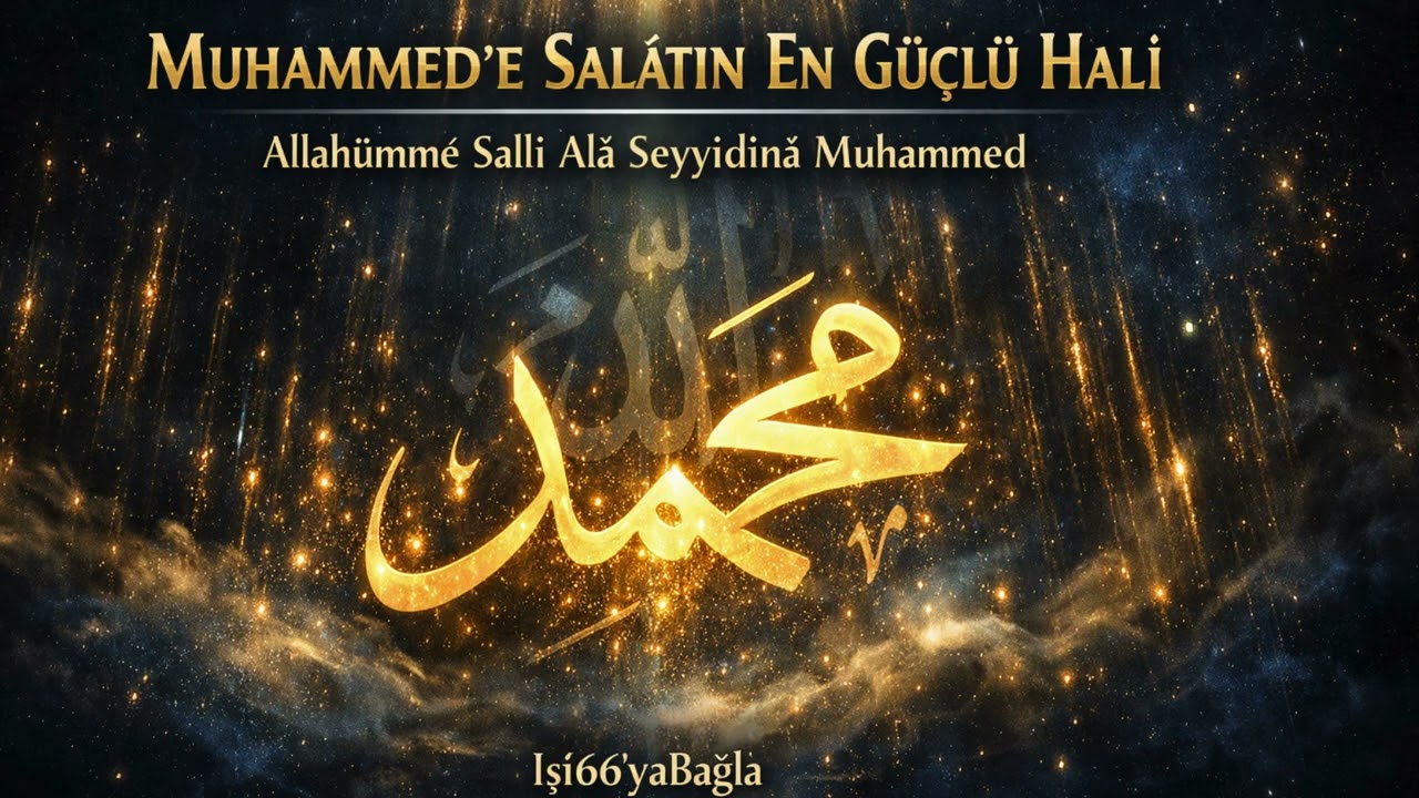 Bir Salavat, On Rahmet | 66 Salavat Zinciri 🌙 Gece Zikri #salavat #dua #zikir