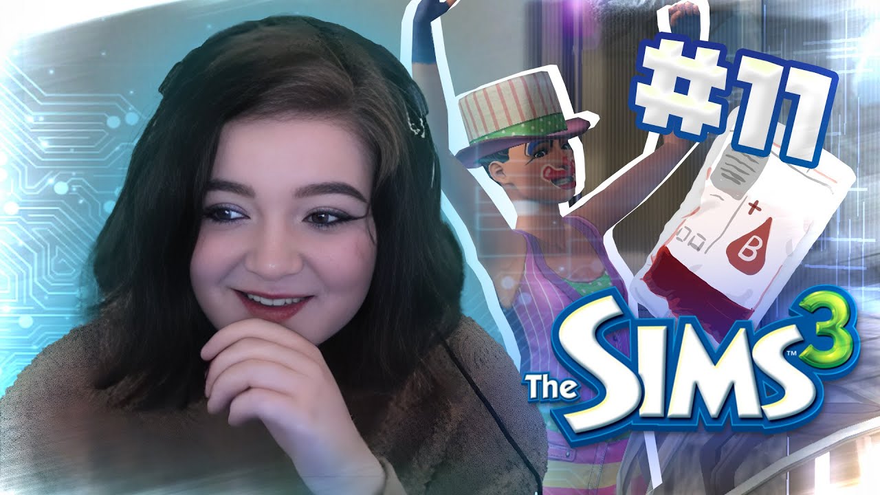 ГРУСТНЫЙ КЛОУН И НАБЕГ НА БОЛЬНИЦУ | The Sims 3 | #2.11