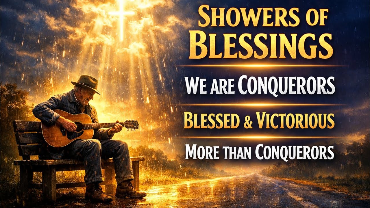 Gospel Blues Hymns | Showers of Blessings|Conquerors Are We | Soulful Gospel Blues Hymn #usa #blues