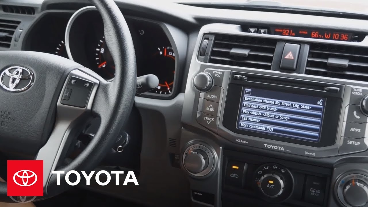 Entune® How-To: Voice Recognition AM/FM/SAT Radio, Radio Station | Toyota