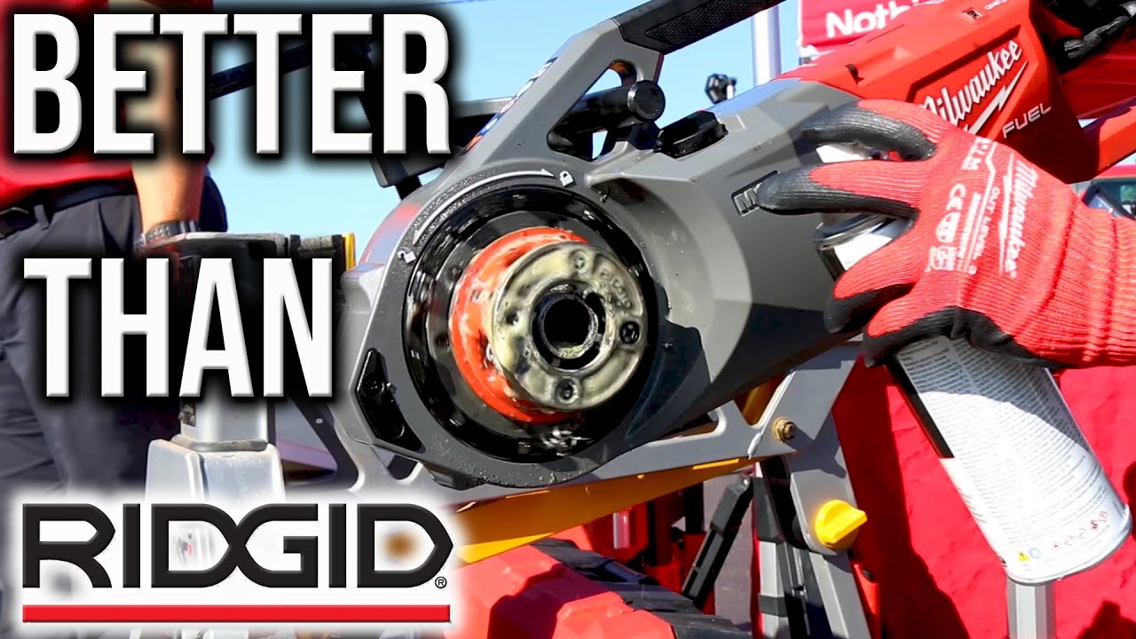 Milwaukee Tools New M18 FUEL Cordless Pipe Threader MAKES RIDGID LOOK BAD!