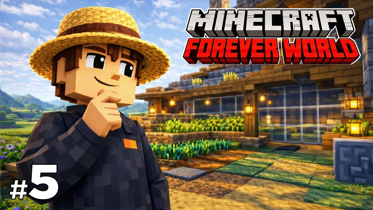 Minecraft ITA Ep.5 - La CROP FARM NON sembra più la STESSA 🔥 | CROP FARM Survival