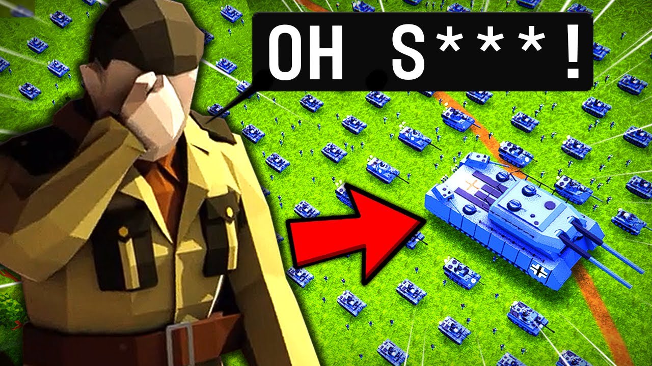 Самая большая танковая армия в истории?! Total Tank Simulator WW2 Battle Simulator