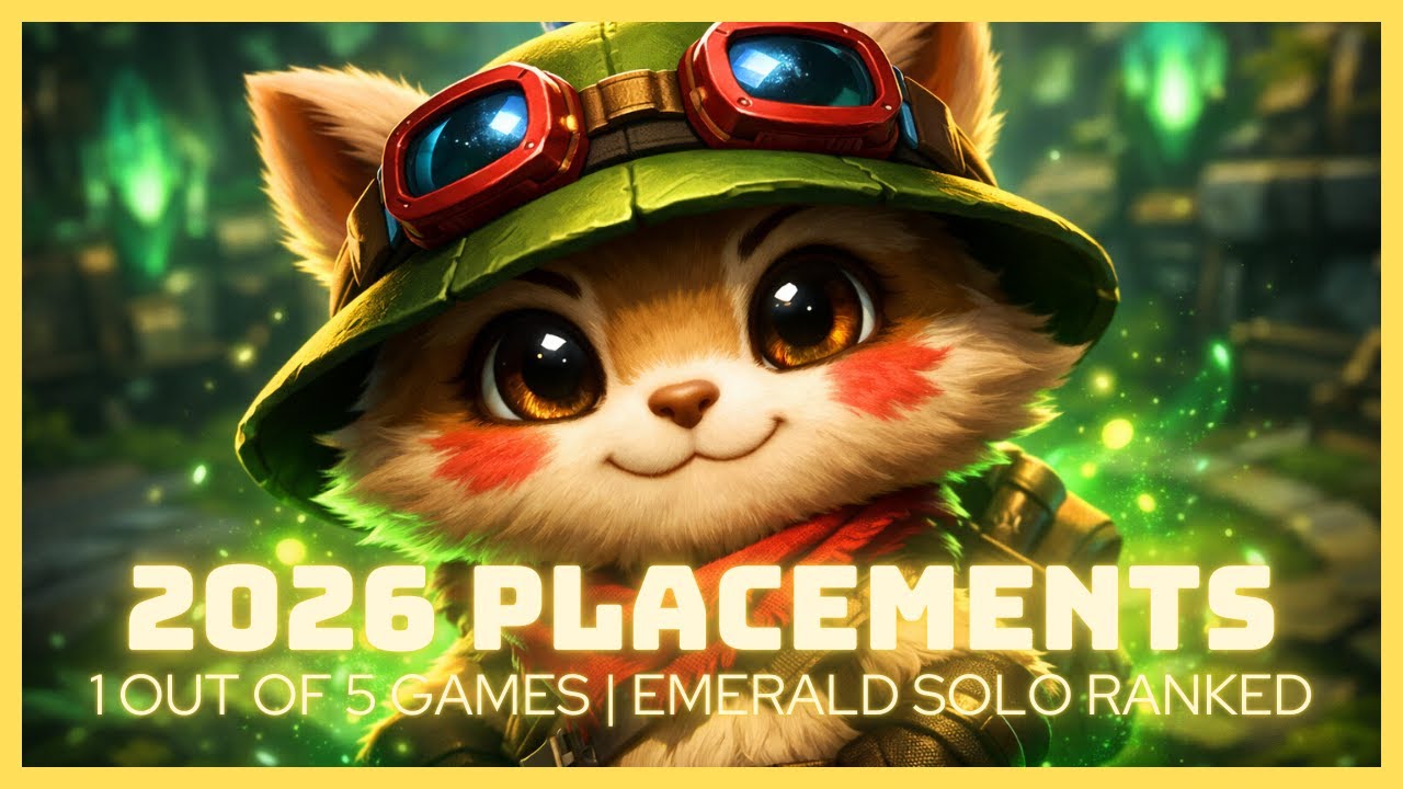 Game 1 of 5 — Teemo 2026 Placements Begin (Emerald SoloQ)