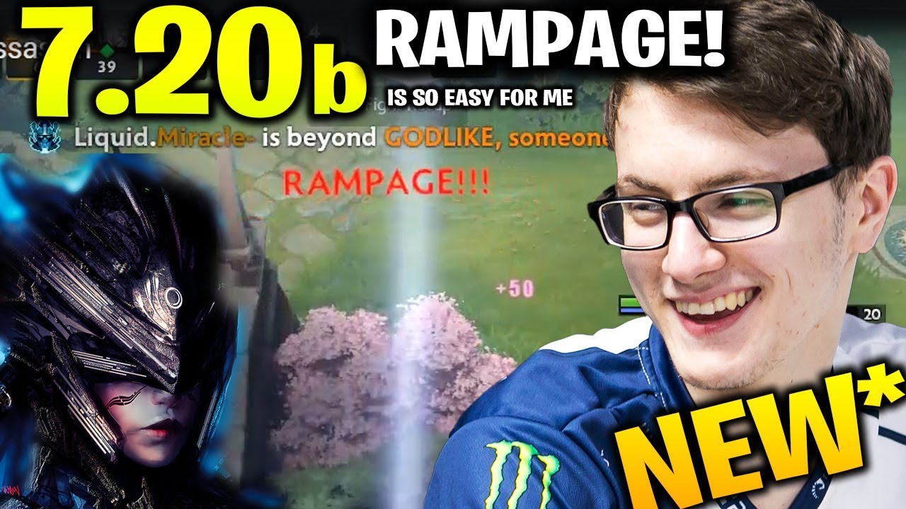 MIRACLE PA RAMPAGE IS SO EASY FOR HIM IN DOTA 7.20