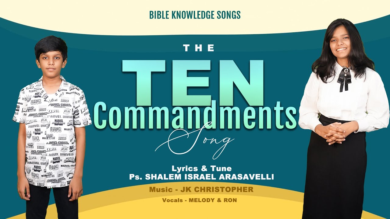 Padi Agnalu ||Ten Commandments Song,Ps.Shalem Israel,JK Christopher,Bible knowledge songs,Melody Ron