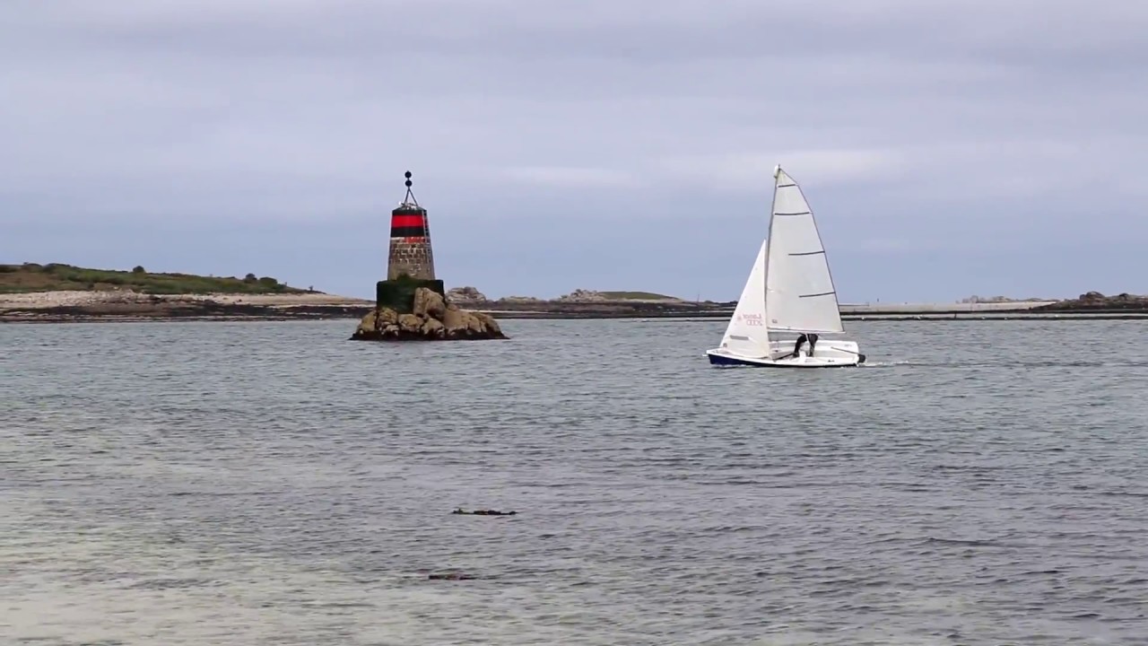 l'Aber Benoit en dériveur
