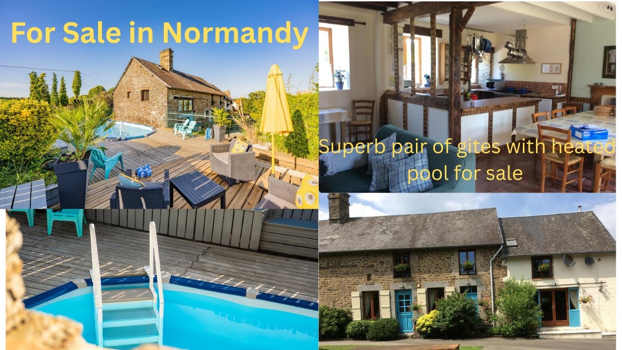 Two superb money generating gites in Normandy for sale - 50-395