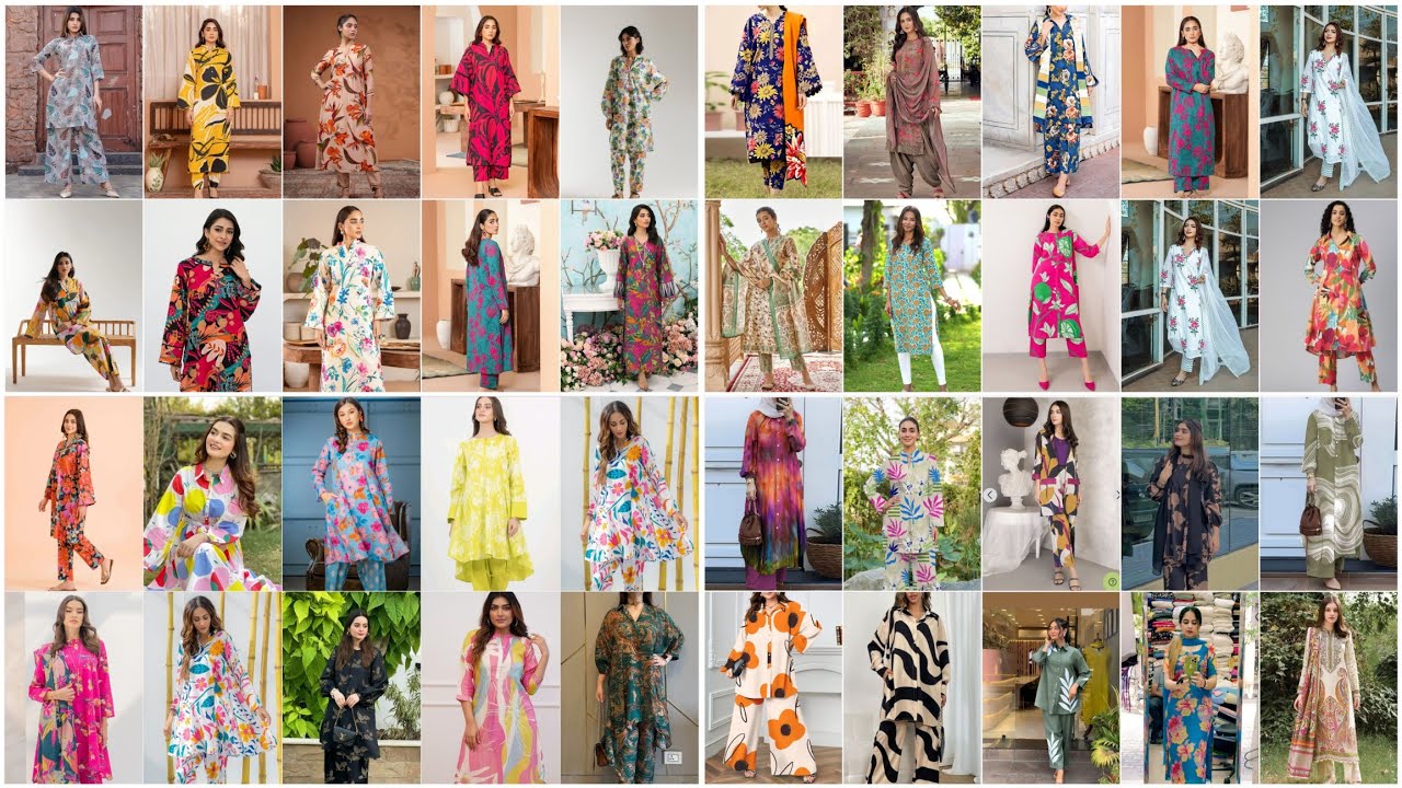 Latest Printed Suit Designs for Girls | New Trending Printed Girls Suit Designs | Suit Designs 