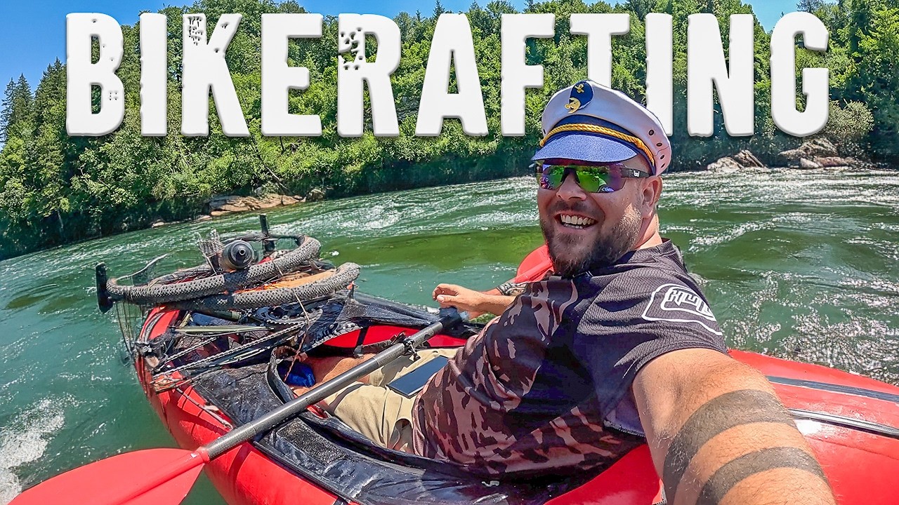 Bikerafting-Abenteuer: Gravelbike trifft auf Packraft