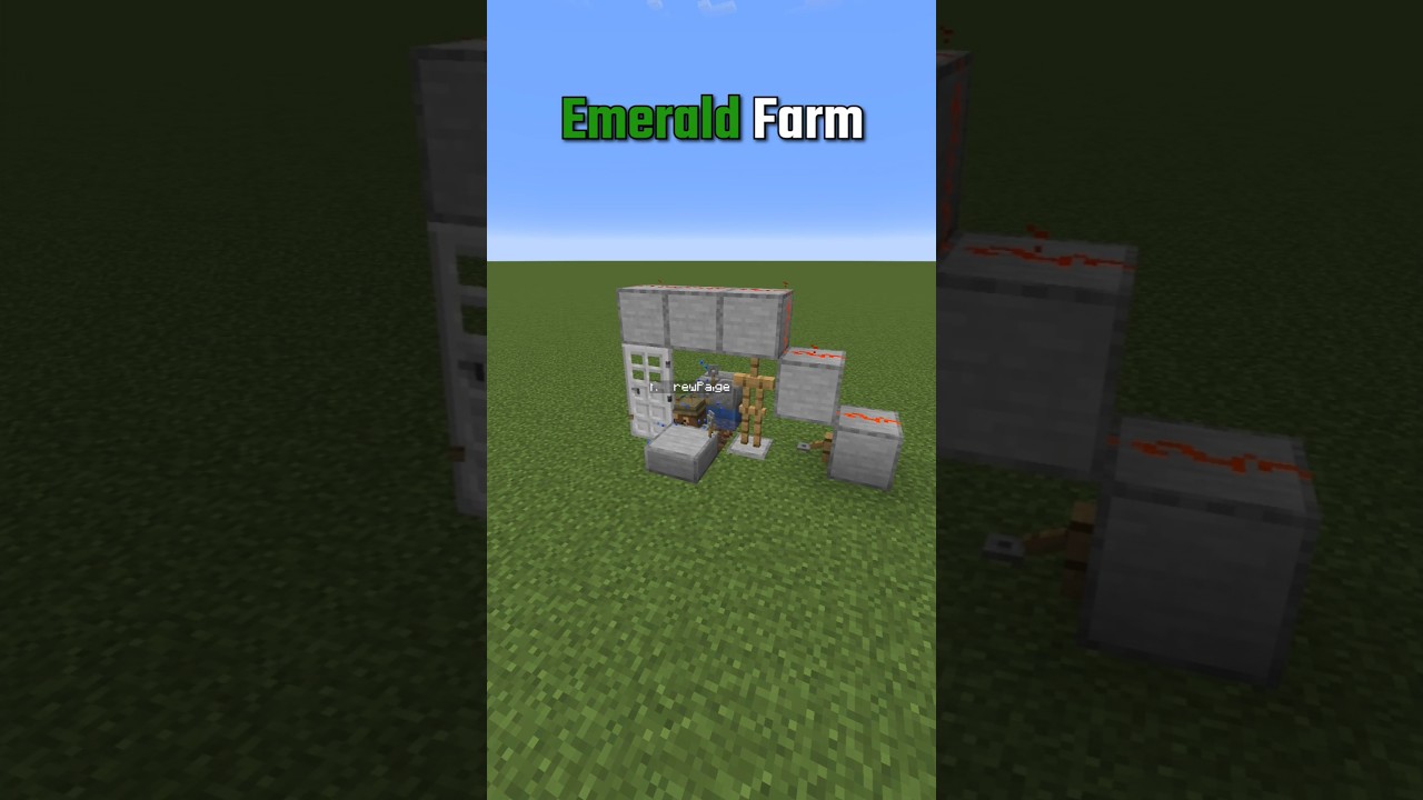 Easy Tripwire Hook + Emerald Farm 1.21+