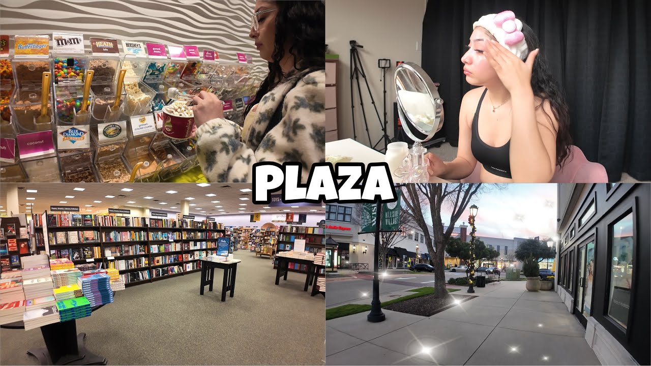 Fuimos a la plaza grande😍 super hermoso! | GRWM💕| Quiero comprar LIBROS!📚 