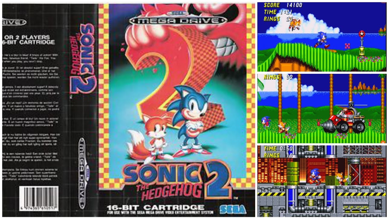 | SONIC THE HEDGEHOG 2  |  GAMEPLAY  | SEGA MEGA DRIVE /  SEGA GENESIS  |