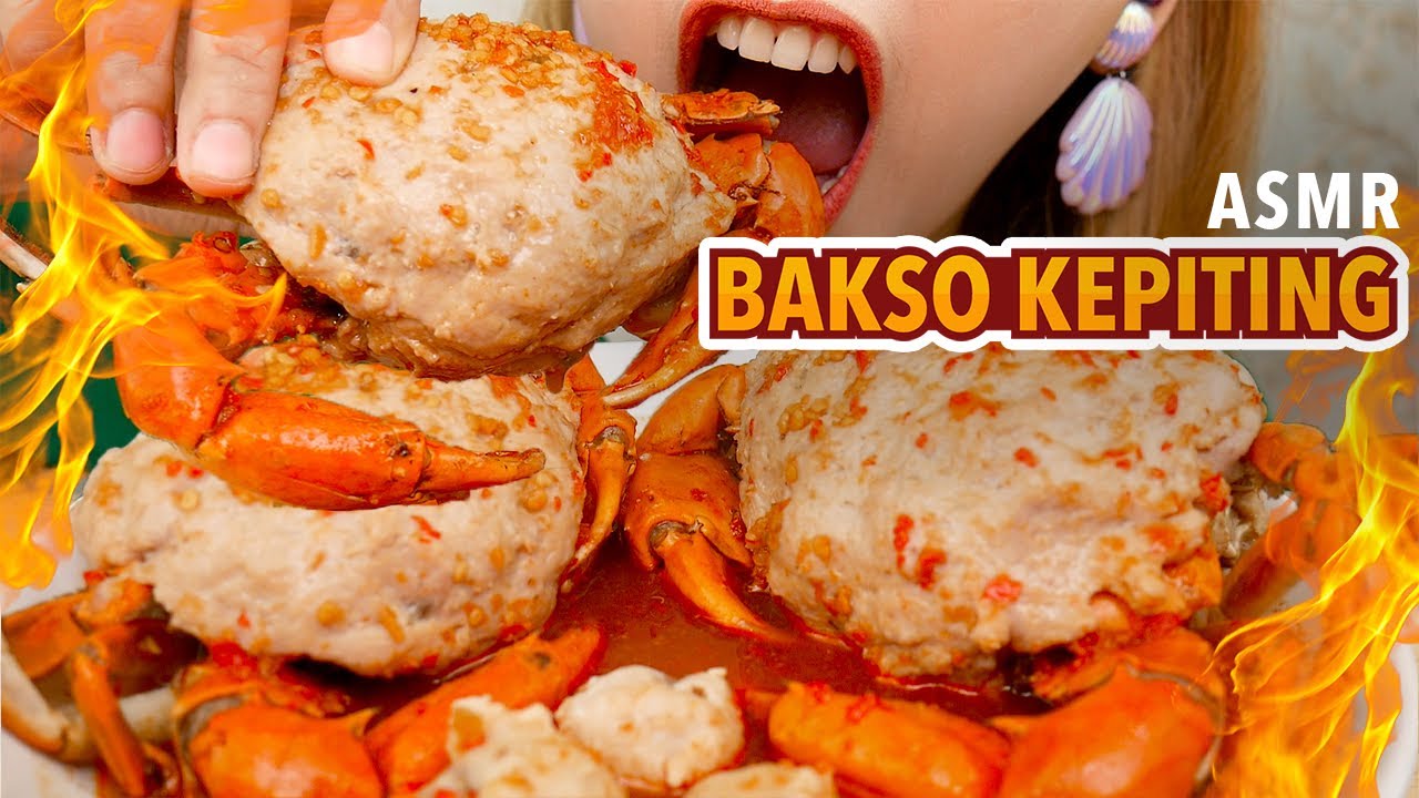 ASMR BAKSO KEPITING PEDESNYA GAW4T BANGET!! | ASMR Indonesia