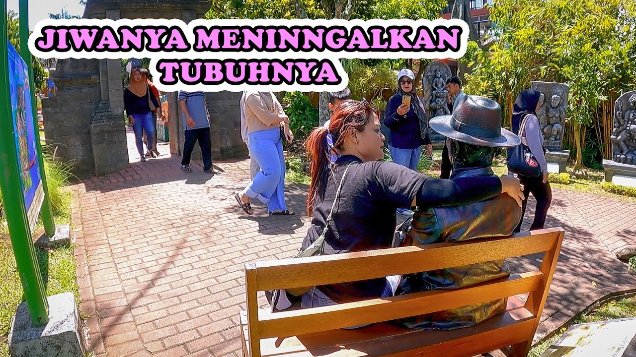 Jiwanya Meninggalkan Tubuhnya hanya Beberapa Detik, Living Statue Prank, Human Statue Prank